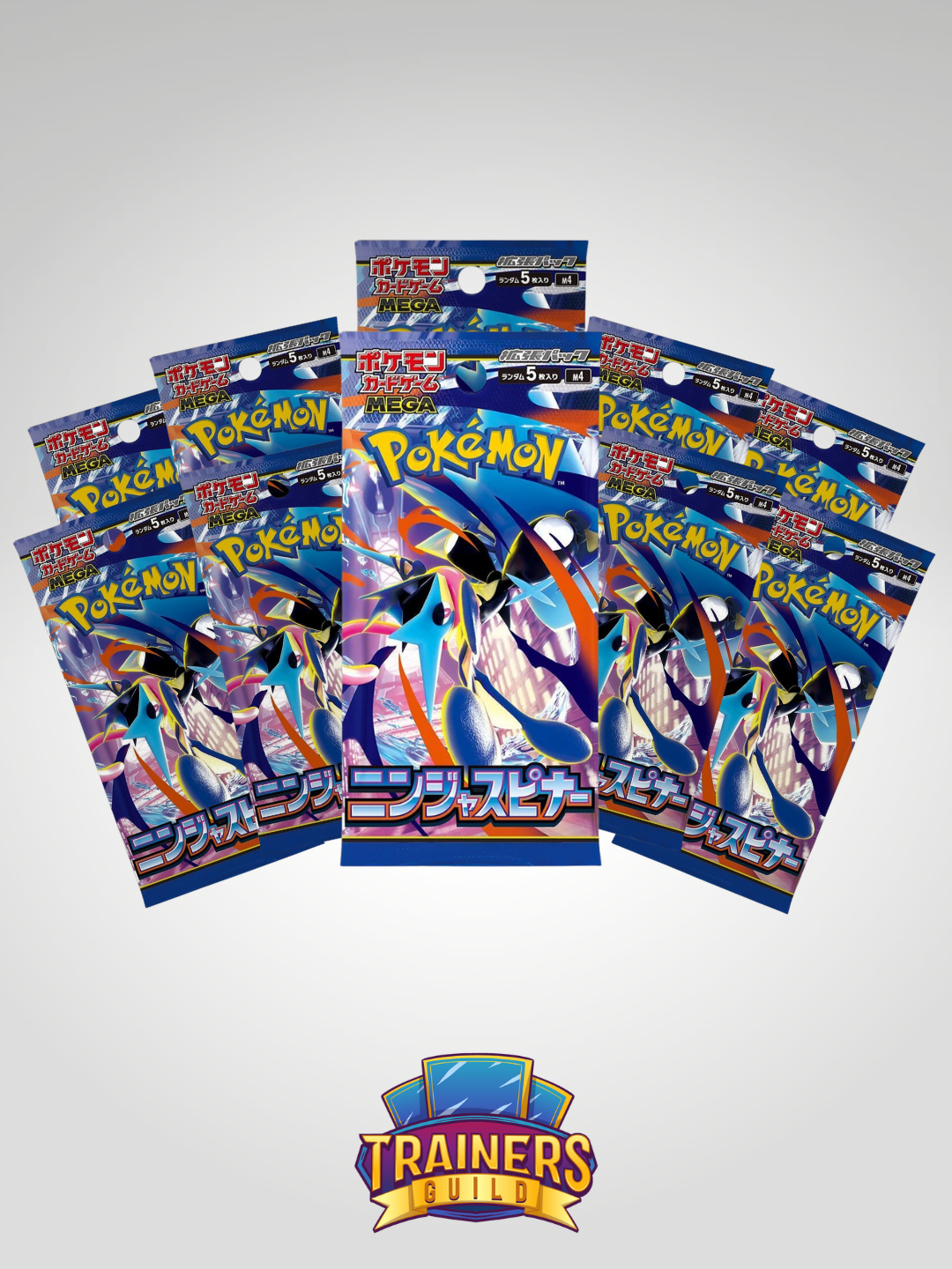 Pokémon - 1 JPN Mega Ninja Spinner Booster Packs